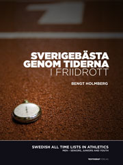 Sverigebsta genom tiderna i friidrott (2009)